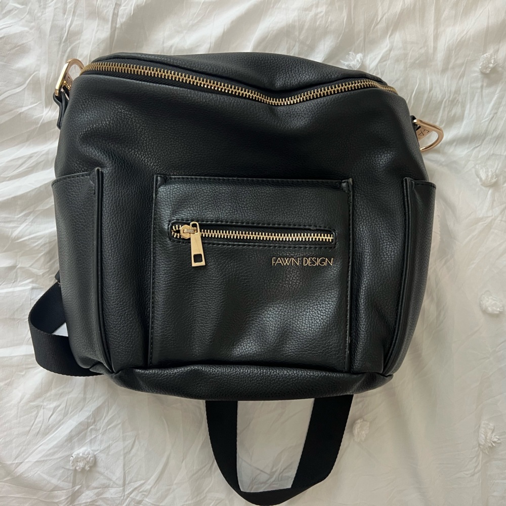Black Fawn Design Baby Bag